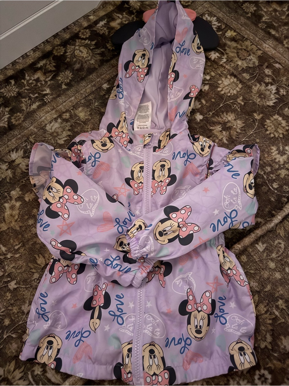Disney Purple Minnie Mouse Raincoat
